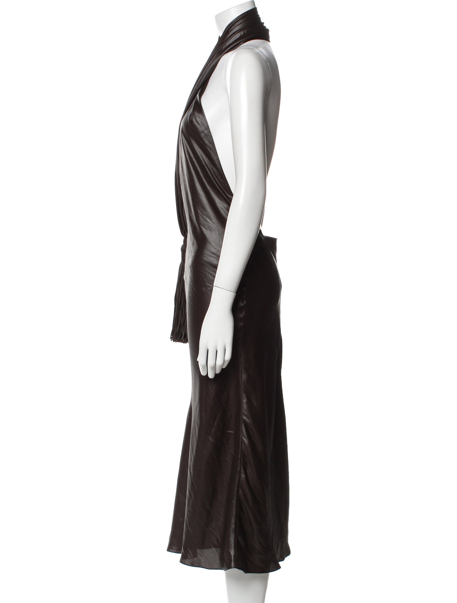 Bottega Veneta Halterneck Midi Length Dress