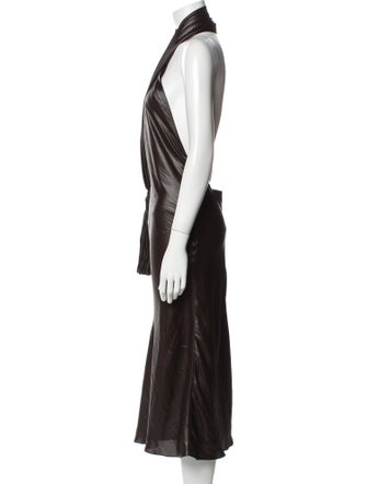 Bottega Veneta Halterneck Midi Length Dress