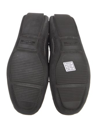 Bottega Veneta Intrecciato Weave Suede Drivers