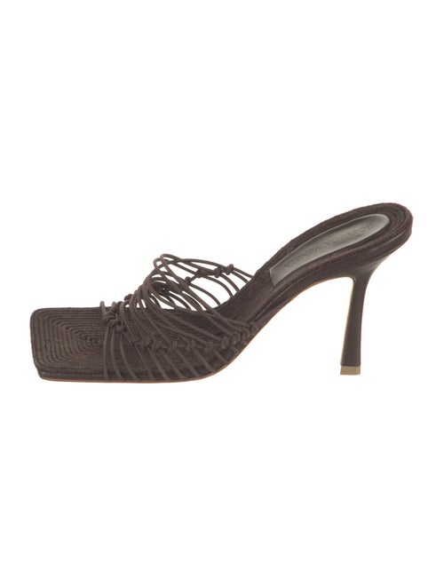 Bottega Veneta Leather Gladiator Sandals