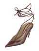 Bottega Veneta Leather Braided Accents Slingback Pumps