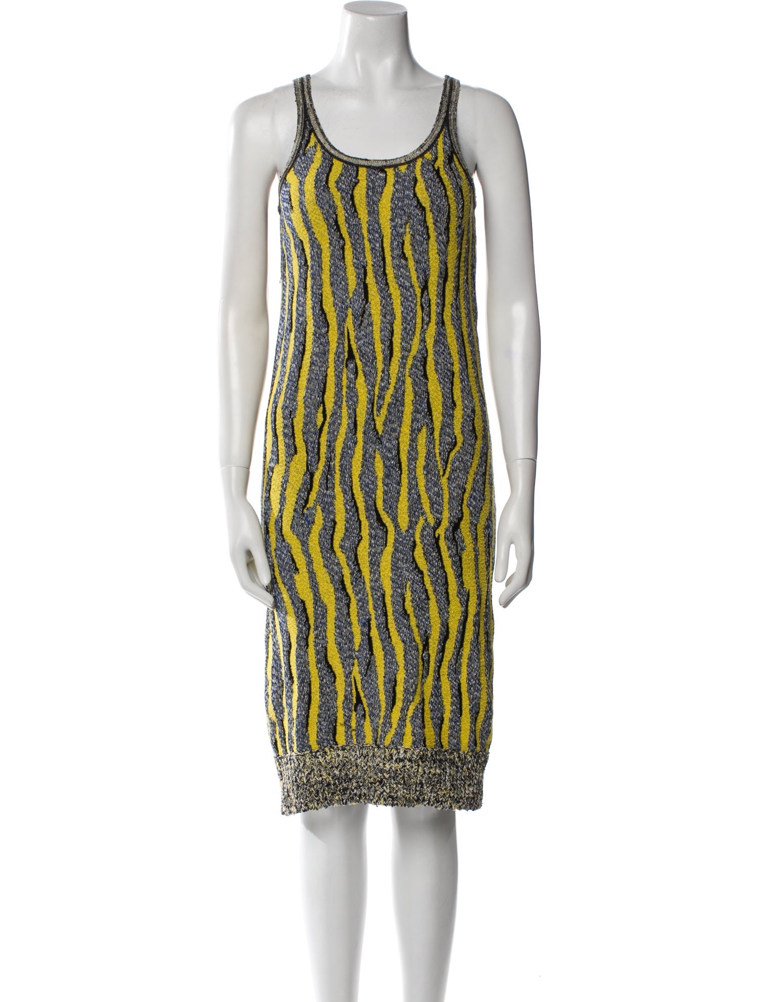 Bottega Veneta Printed Knee-Length Dress