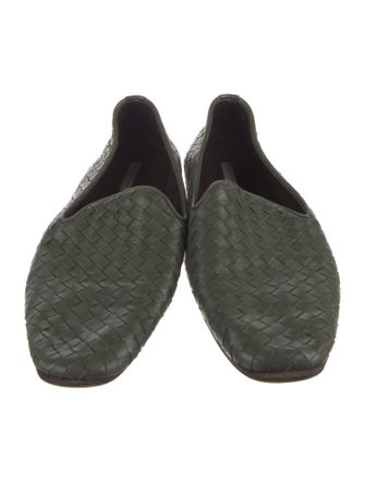Bottega Veneta Intrecciato Weave Leather Loafers