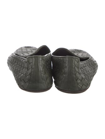 Bottega Veneta Intrecciato Weave Leather Loafers