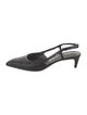 Bottega Veneta Intrecciato Weave Leather Slingback Pumps