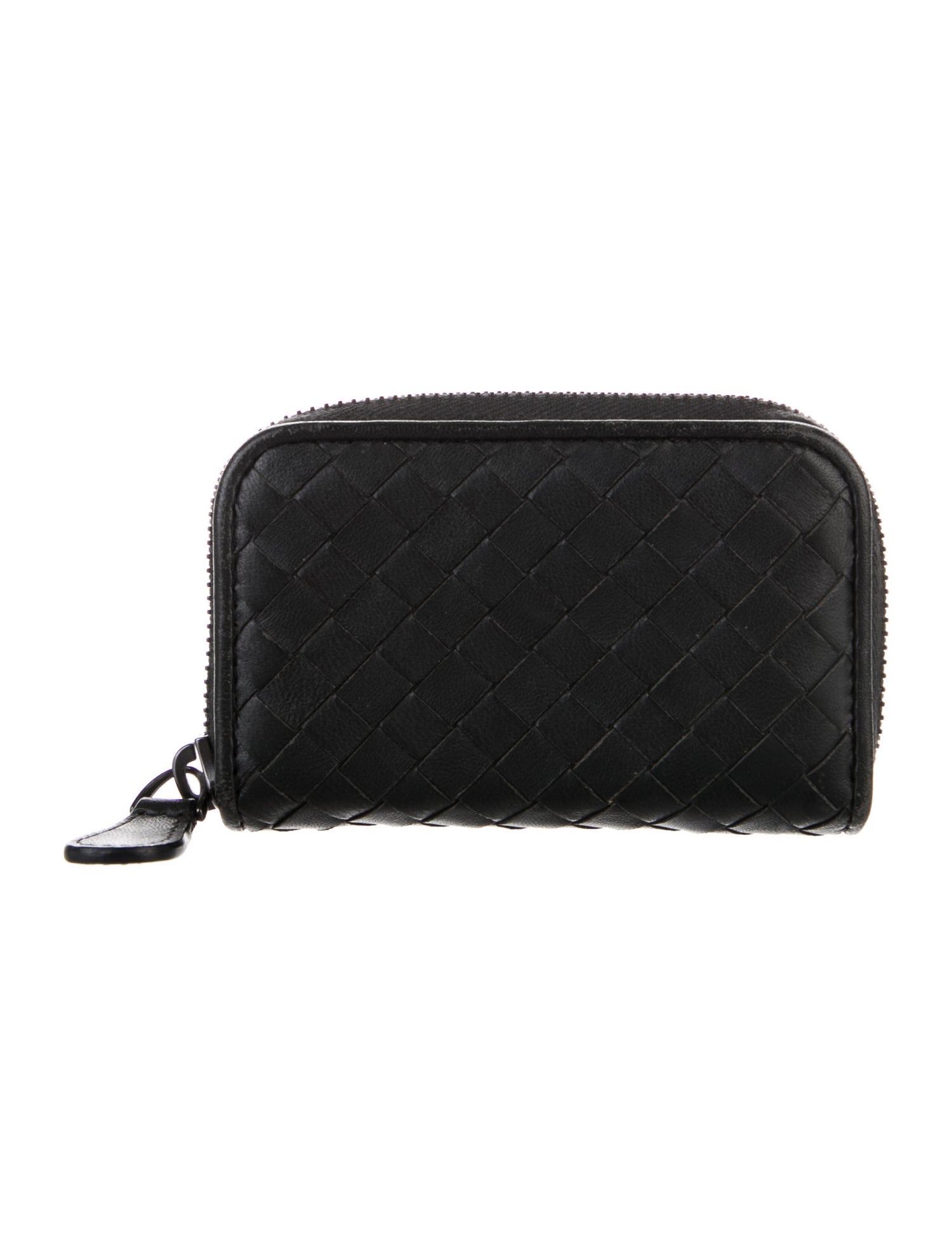 Bottega Veneta Coin Purse Intrecciato Weave Wallet