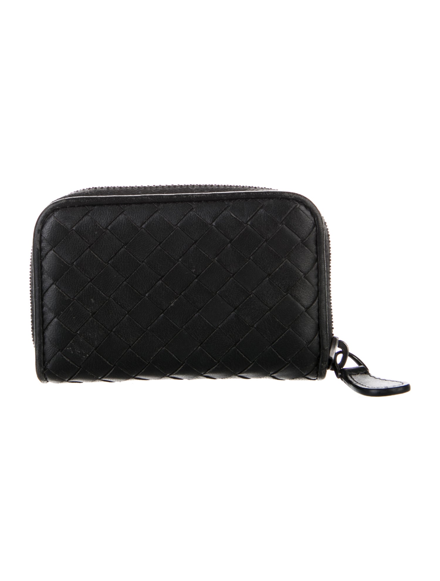 Bottega Veneta Coin Purse Intrecciato Weave Wallet