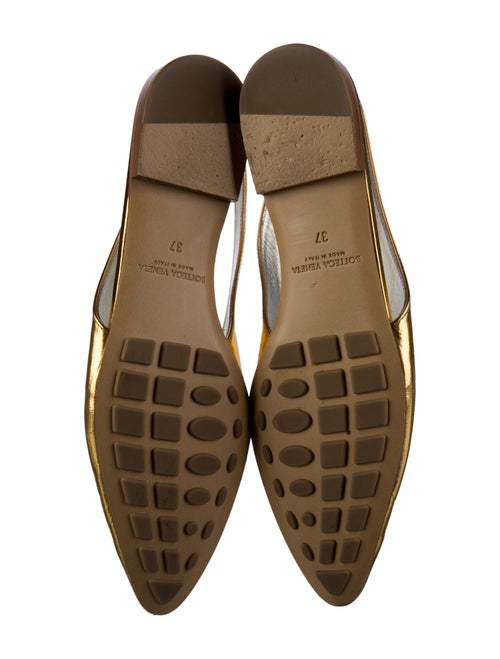 Bottega Veneta Leather Slingback Flats