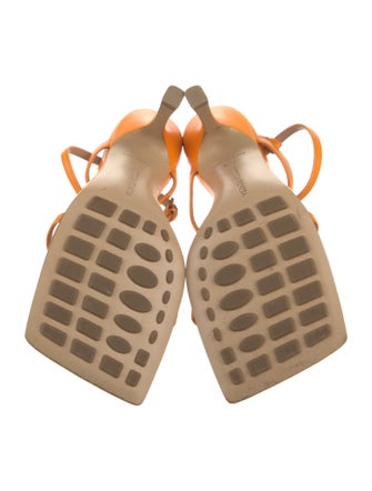 Bottega Veneta Leather Gladiator Sandals