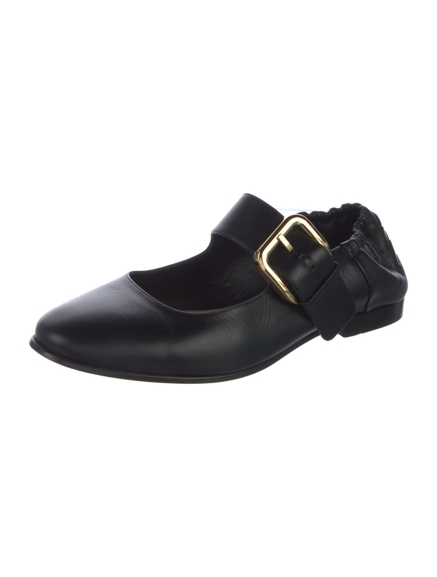Bottega Veneta Leather Mary Jane Flats