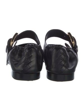 Bottega Veneta Leather Mary Jane Flats