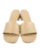 Bottega Veneta Embossed Leather Slides
