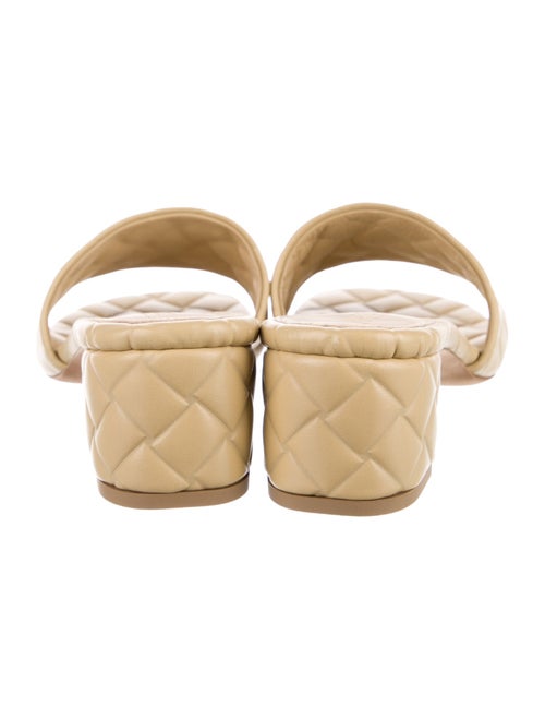 Bottega Veneta Embossed Leather Slides