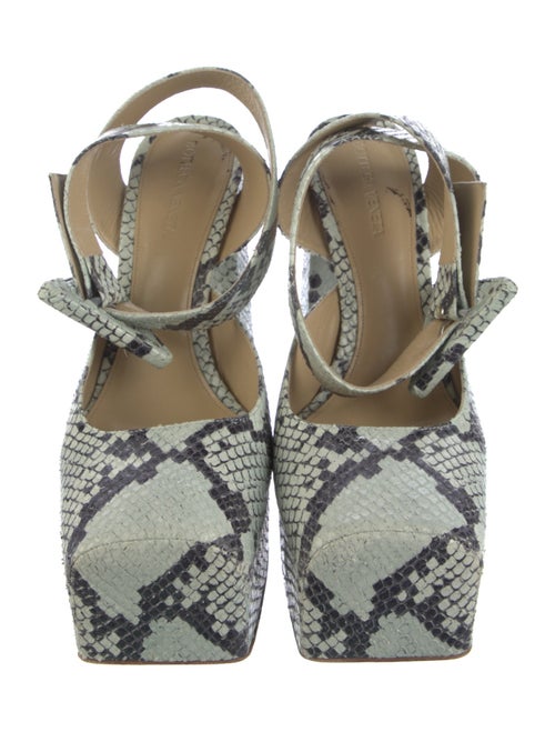 Bottega Veneta Snakeskin Animal Print D'Orsay Pumps
