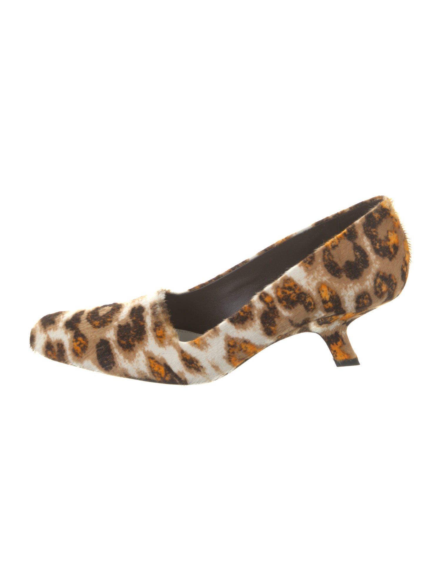 Bottega Veneta Ponyhair Animal Print Pumps