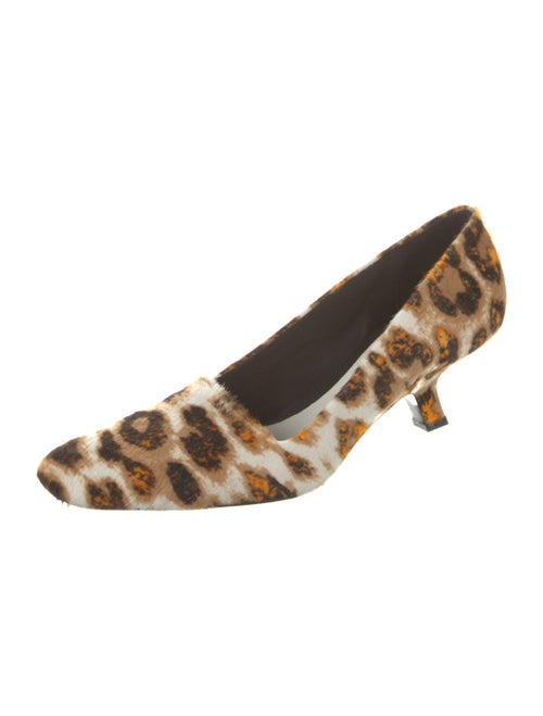 Bottega Veneta Ponyhair Animal Print Pumps