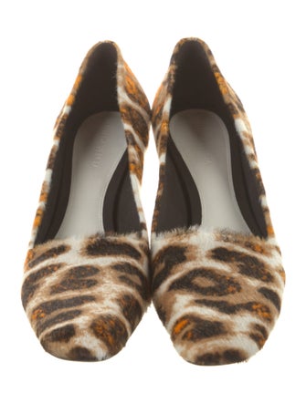 Bottega Veneta Ponyhair Animal Print Pumps