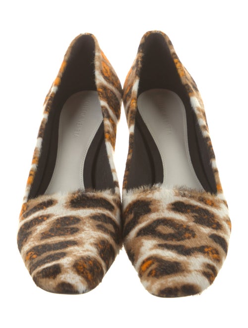 Bottega Veneta Ponyhair Animal Print Pumps