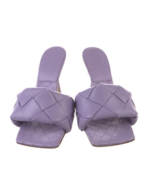 Bottega Veneta Intrecciato Weave Leather Slides