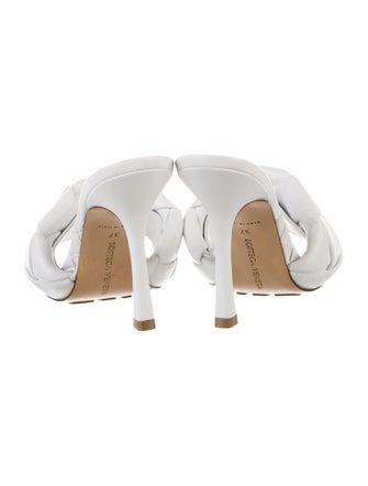 Bottega Veneta Intrecciato Weave Leather Slides