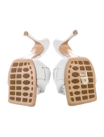 Bottega Veneta Intrecciato Weave Leather Slides