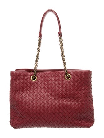 Bottega Veneta Intrecciato Chain Tote Medium