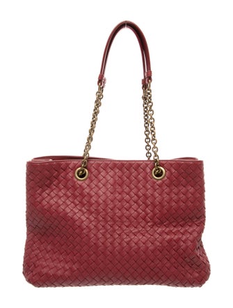 Bottega Veneta Intrecciato Chain Tote Medium