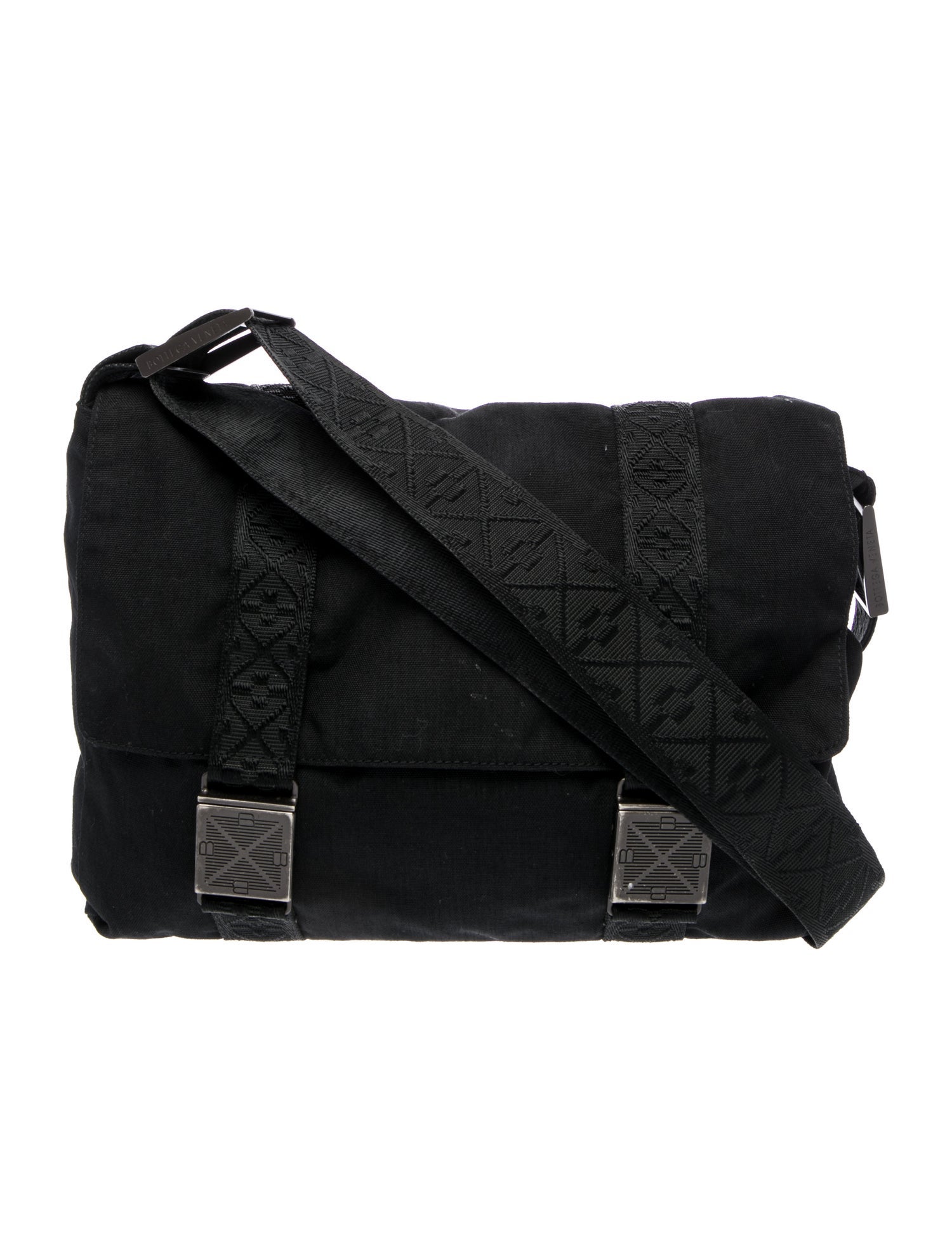 Bottega Veneta Canvas Messenger Bag