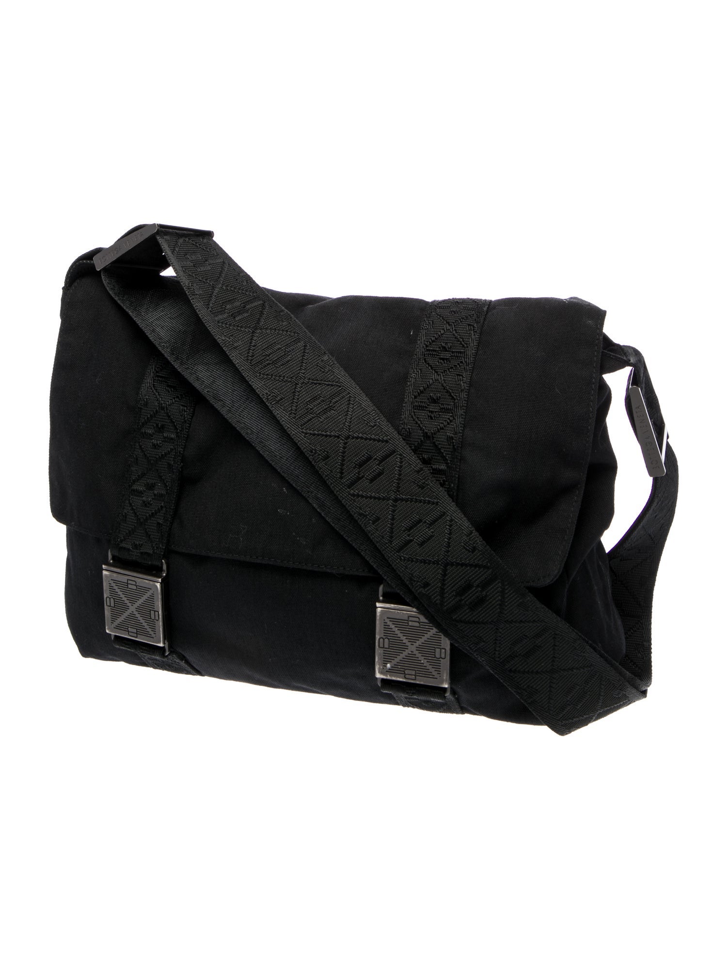 Bottega Veneta Canvas Messenger Bag