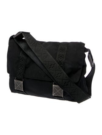 Bottega Veneta Canvas Messenger Bag