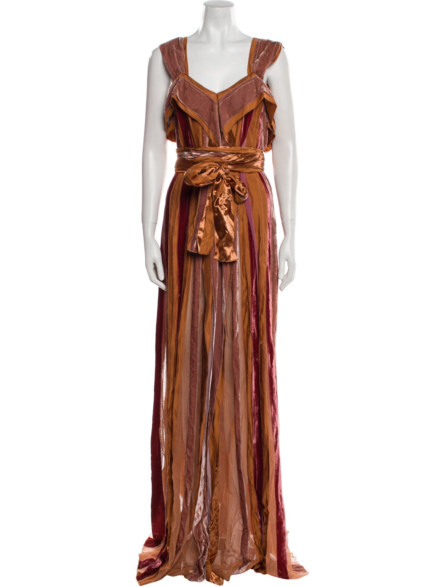 Bottega Veneta Square Neckline Long Dress w/ Tags