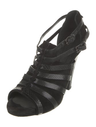 Bottega Veneta Suede Gladiator Sandals