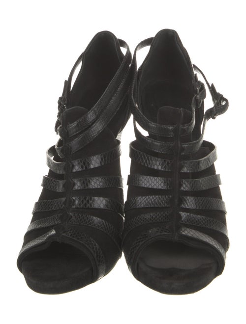 Bottega Veneta Suede Gladiator Sandals