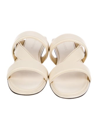 Bottega Veneta Leather Slingback Sandals