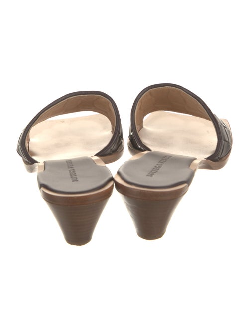 Bottega Veneta Intrecciato Weave Leather Slides