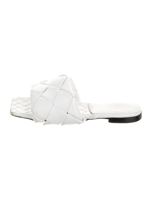 Bottega Veneta Intrecciato Weave Leather Slides