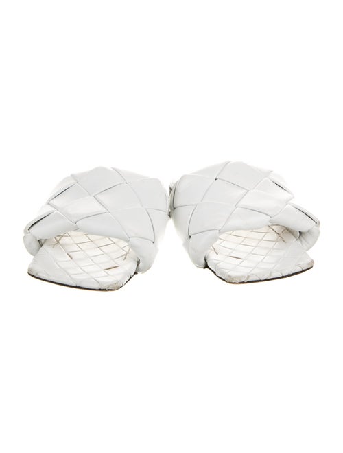 Bottega Veneta Intrecciato Weave Leather Slides