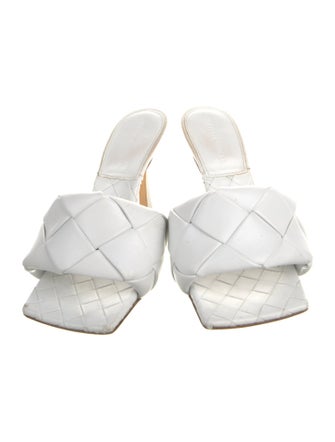 Bottega Veneta Intrecciato Weave Leather Slides