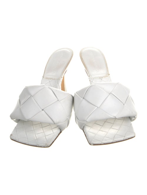 Bottega Veneta Intrecciato Weave Leather Slides