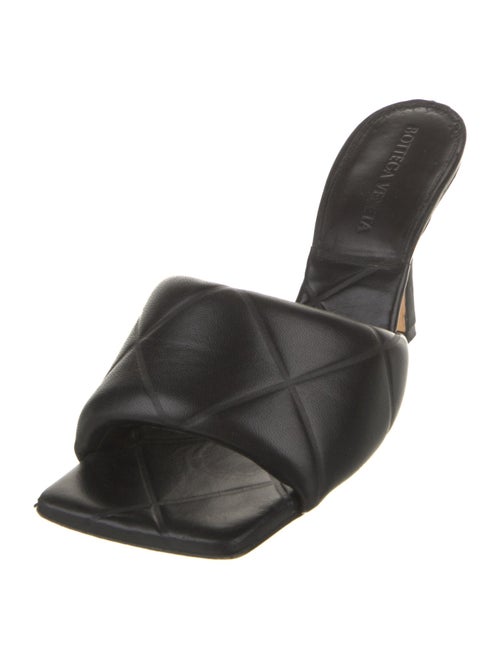 Bottega Veneta Fettucce Leather Slides