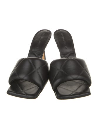 Bottega Veneta Fettucce Leather Slides
