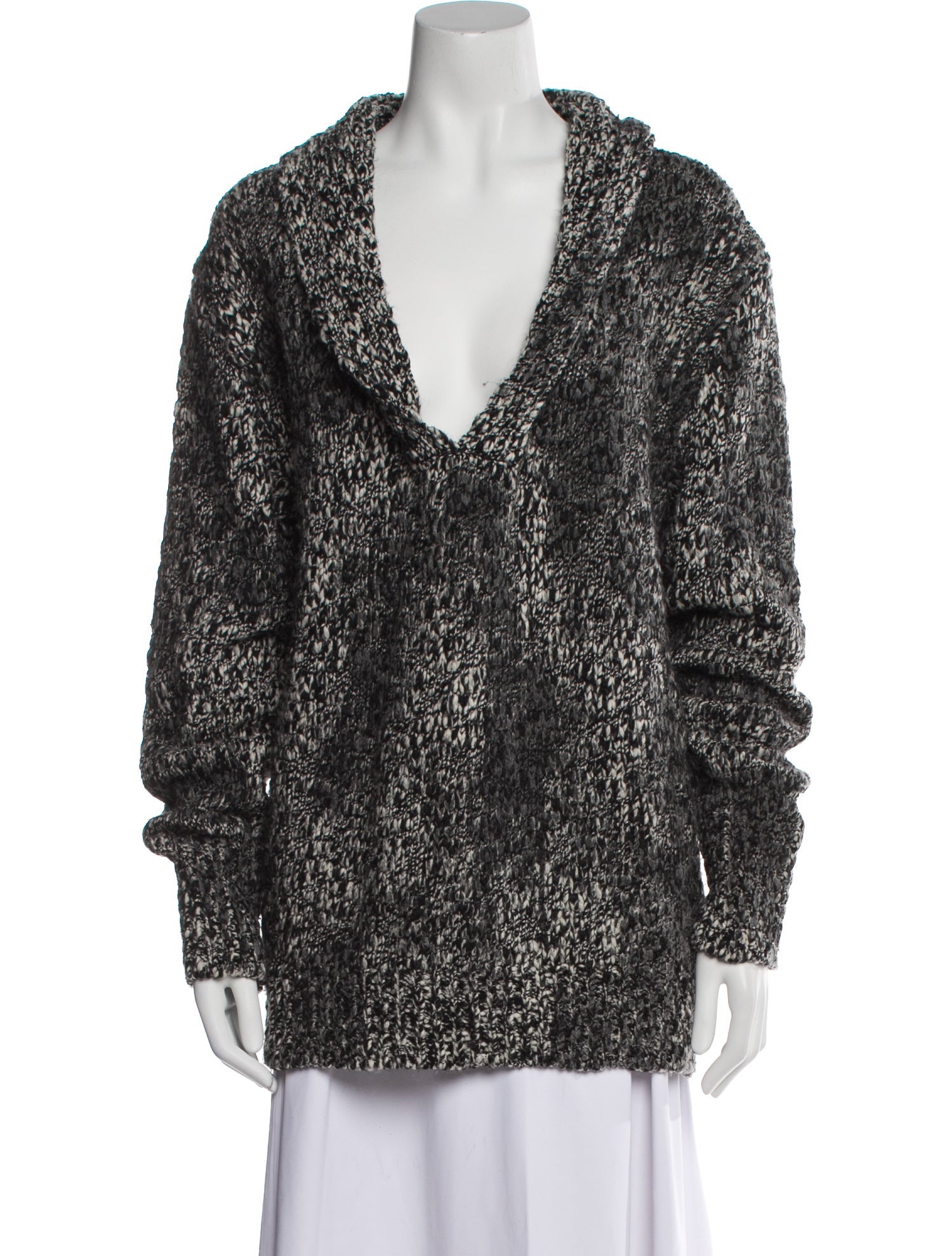 Bottega Veneta Printed V-Neck Sweater