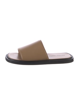 Bottega Veneta Leather Slides