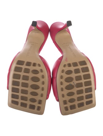 Bottega Veneta Intrecciato Weave Leather Slides