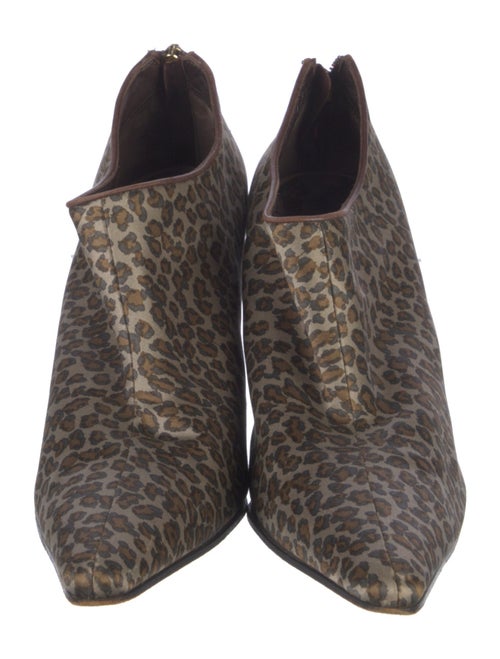 Bottega Veneta Satin Animal Print Pumps