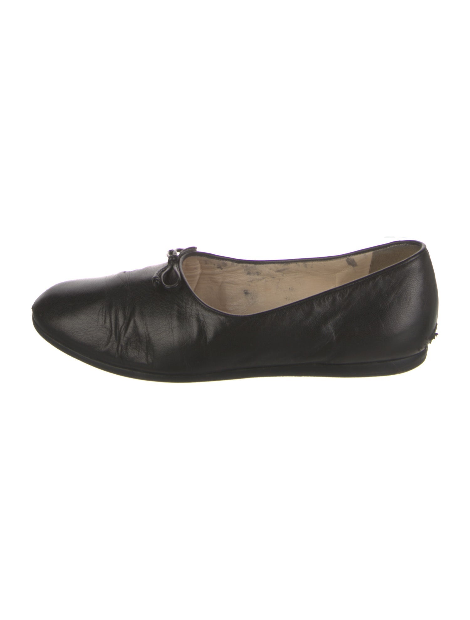 Bottega Veneta Intrecciato Weave Leather Ballet Flats