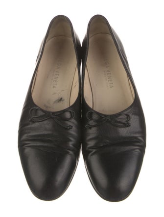 Bottega Veneta Intrecciato Weave Leather Ballet Flats