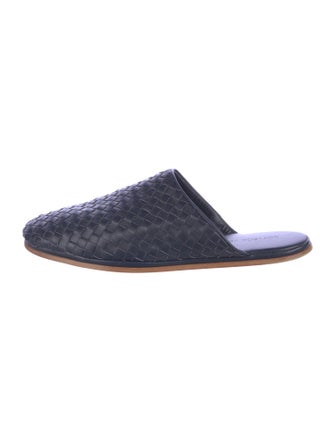 Bottega Veneta Intrecciato Weave Leather Slippers