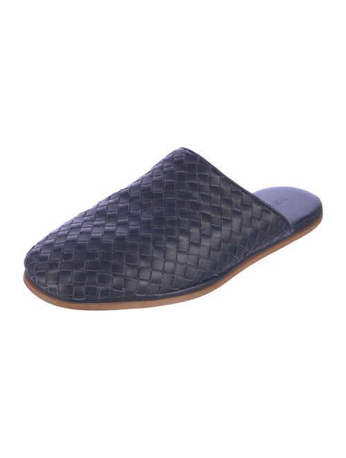 Bottega Veneta Intrecciato Weave Leather Slippers