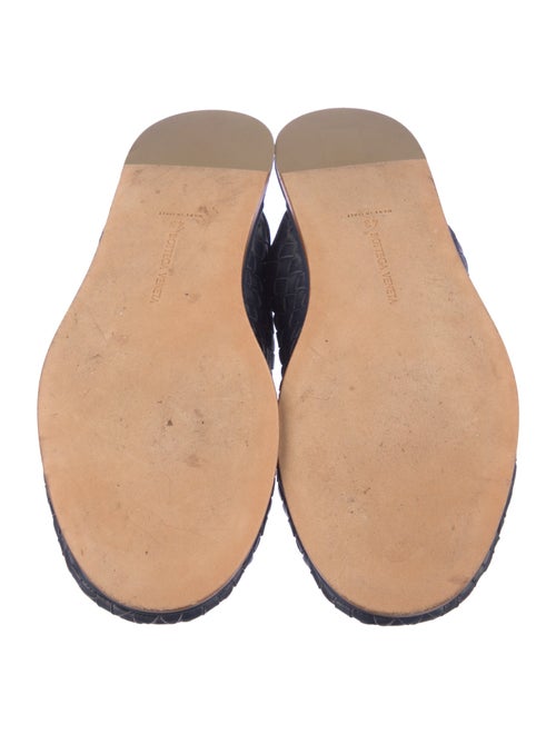 Bottega Veneta Intrecciato Weave Leather Slippers